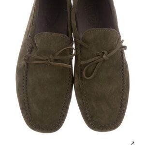 Tod’s Men's Olive Suede Loafers (UK 10)